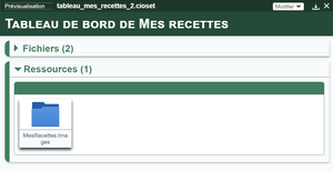 exemple fichier d'assemblage tableau de bord vert