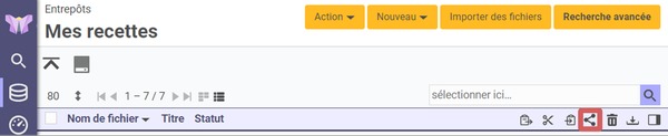 mise en évidence de la fonction de partage