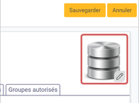 mise en évidence de l'option modifier du visuel d'entrepôt