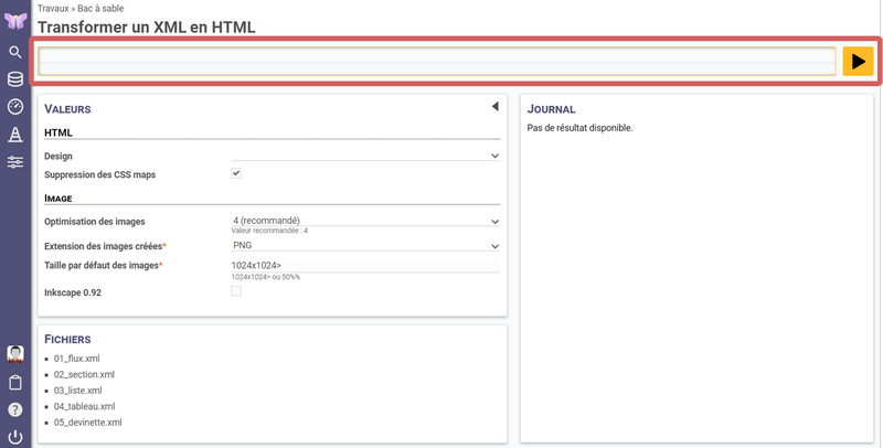 exemple de la jauge pour une transformation monitorée