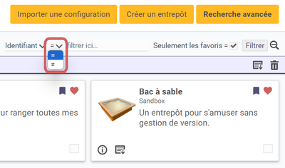 mise
en évidence du comparateur du filtre