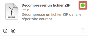 Mise en évidence de la pastille sur un travail en mode carte