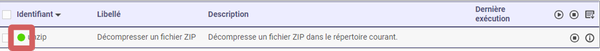 Mise en évidence de la pastille en mode liste