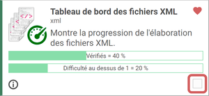 mise en évidence de la case à cocher individuelle mode carte