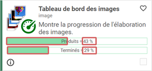 mise en évidence du libellé en français dans la jauge